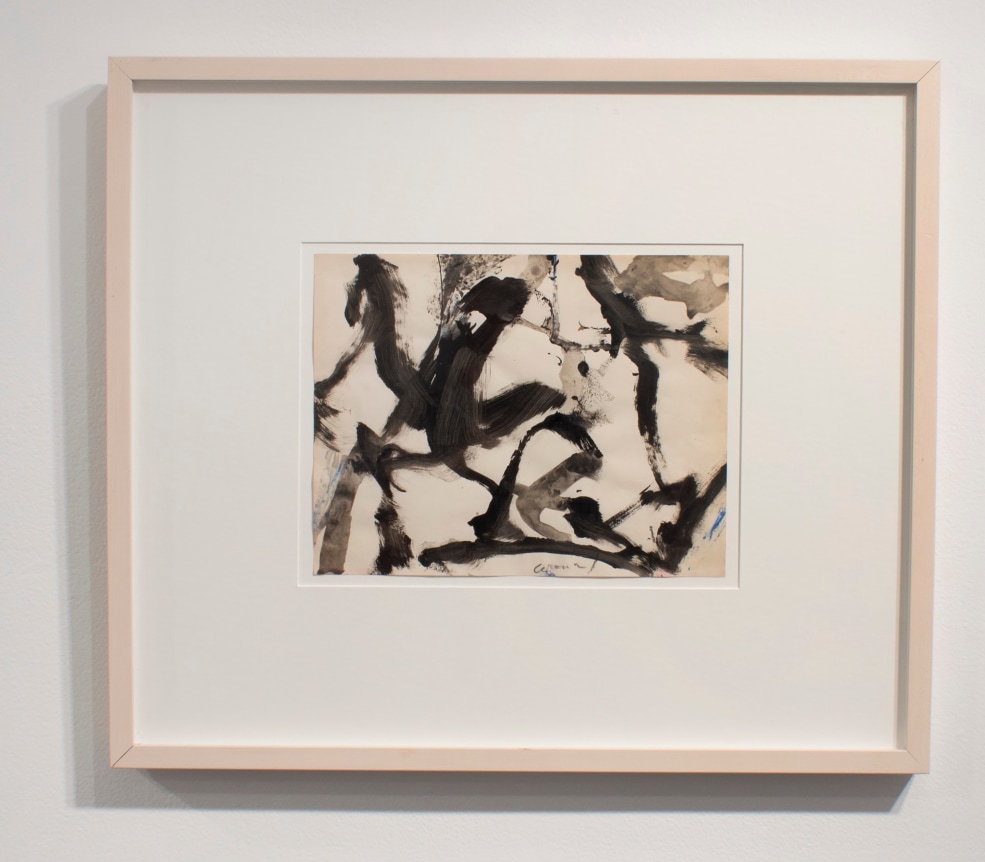 nicolas carone black and white abstract