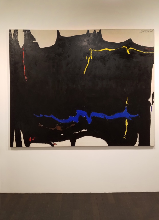 Black large edward dugmore painting