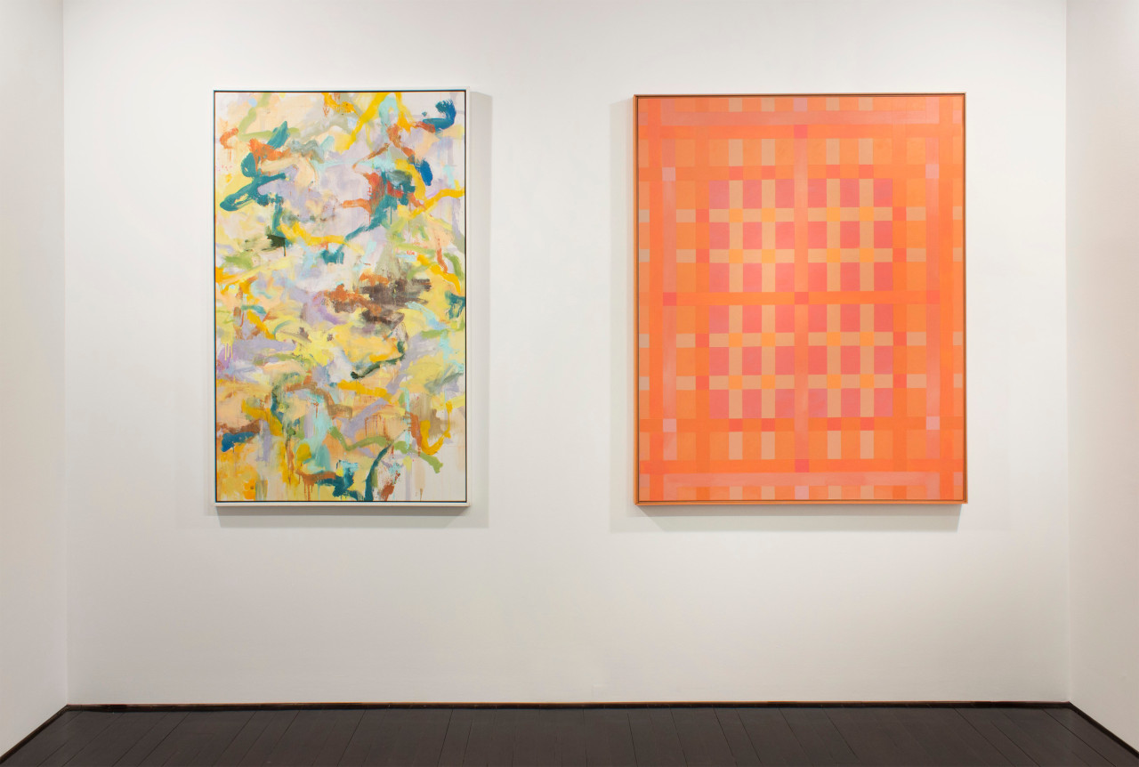 vincent longo, cleve gray, larry poons, joel perlman, loretta howard gallery
