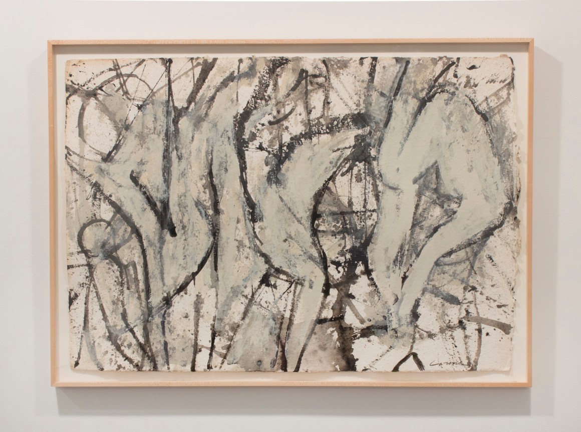 Nicolas carone black and white abstract