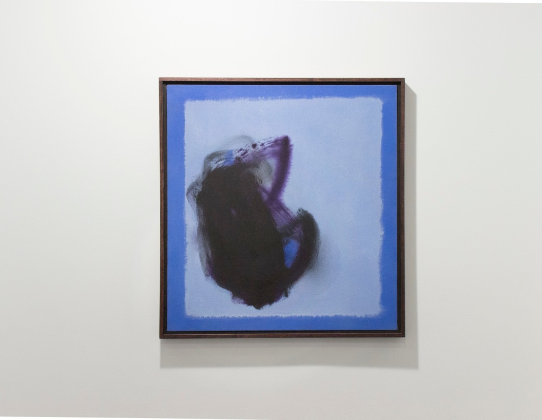 Cleve Gray blue painting