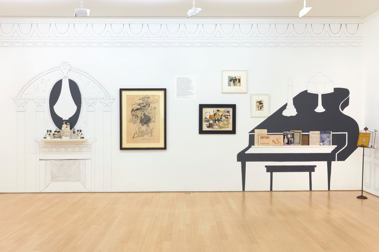 antique art installation