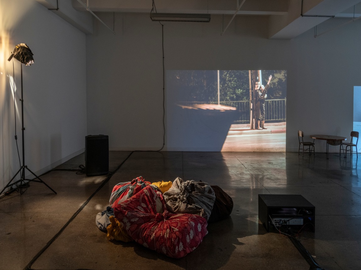 Installation View, Joan Jonas and Eiko Otake: Drawing in Circles,&nbsp;24 WEST 40