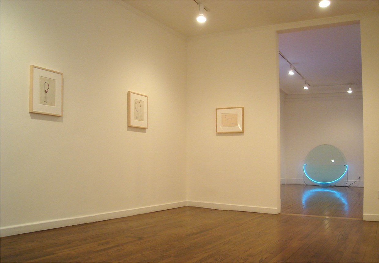 Installation view, Keith Sonnier: Early Sculpture and Drawing, 18 EAST 77
