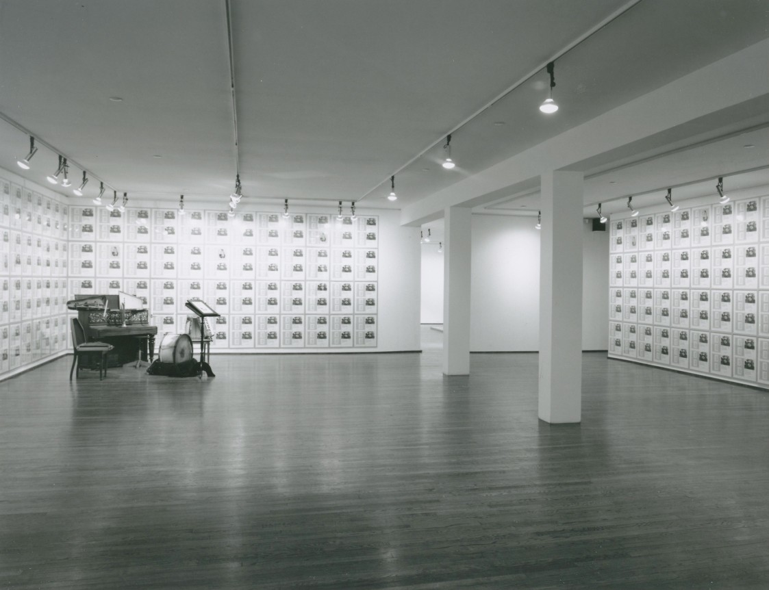 Installation view, Hanne Darboven: Requiem For M. Oppenheimer, 420 WEST BROADWAY