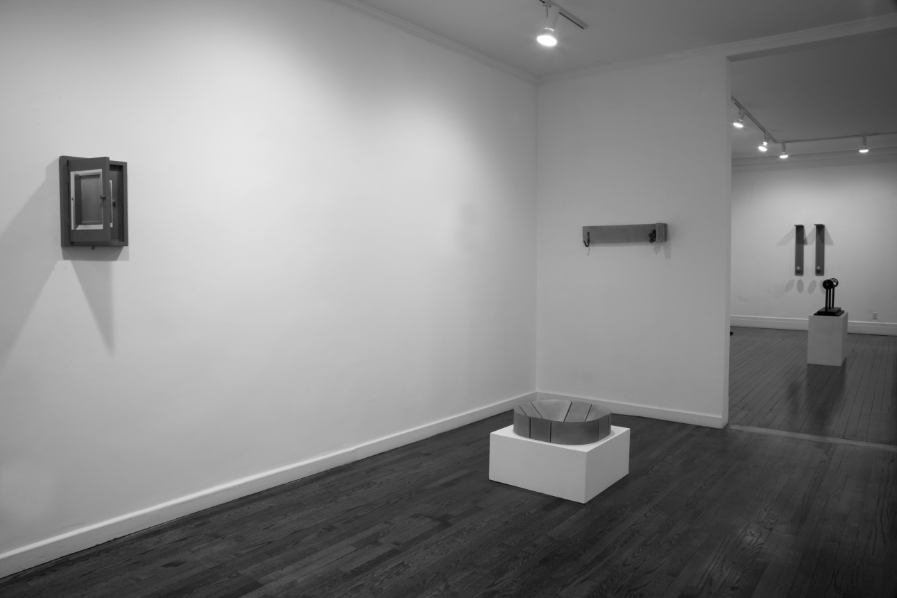 Installation view, Robert Morris: Deflationary Objects 1962 &ndash; 1976, 18 EAST 77