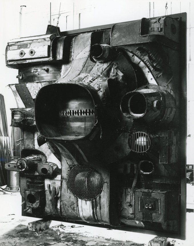 Installation view, Lee Bontecou, 4 EAST 77