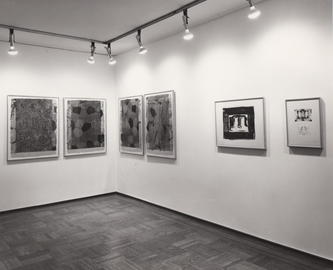 Installation view, Jasper Johns: Four Panel Prints, 4 EAST 77