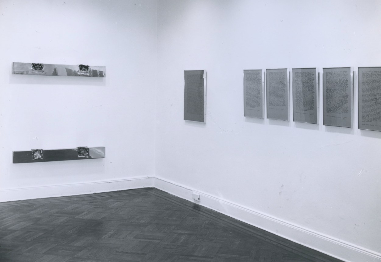 Installation view, Robert Morris: Projects, 4 EAST 77