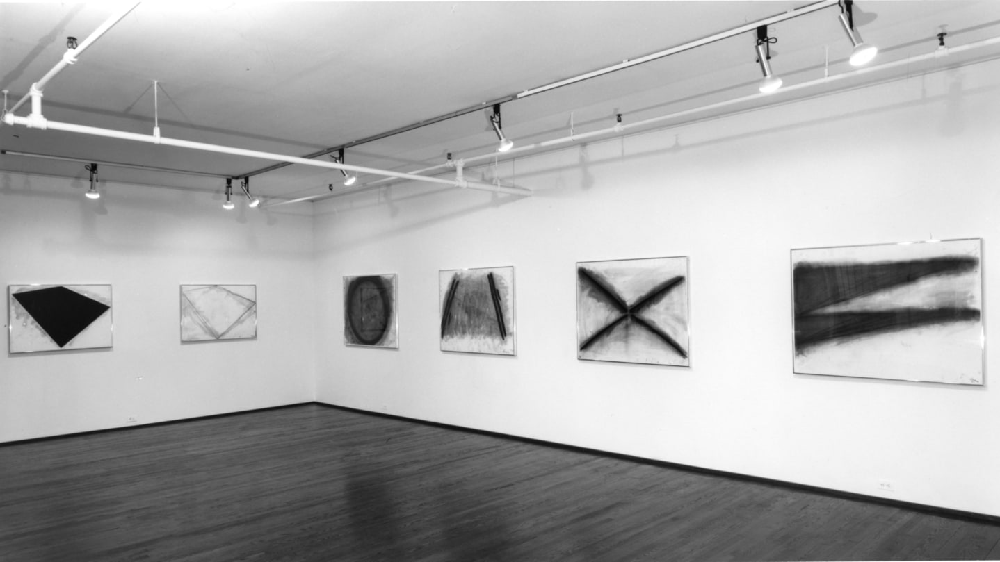 Installation view, Donald Judd / Richard Serra, 420 WEST BROADWAY