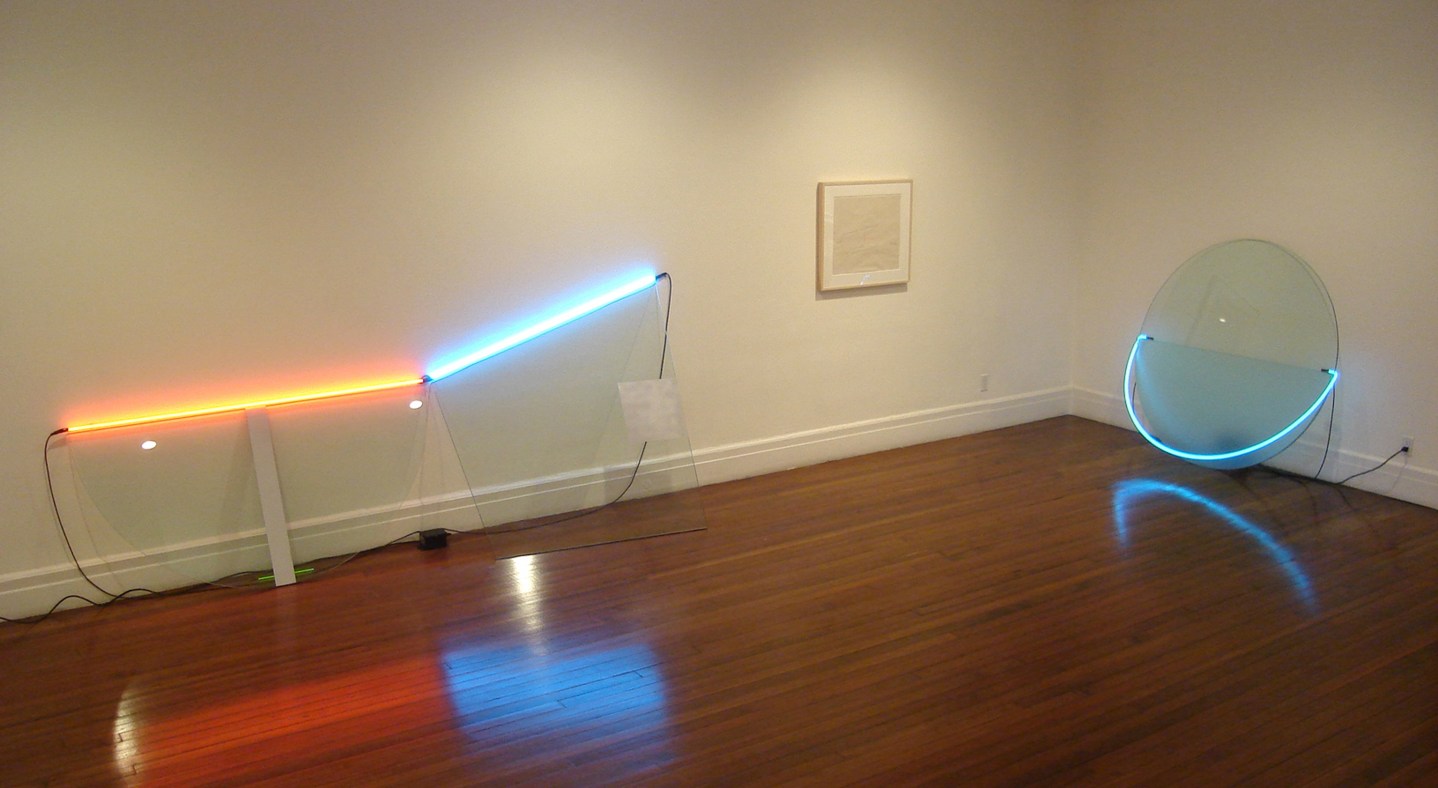 Installation view, Keith Sonnier: Early Sculpture and Drawing, 18 EAST 77
