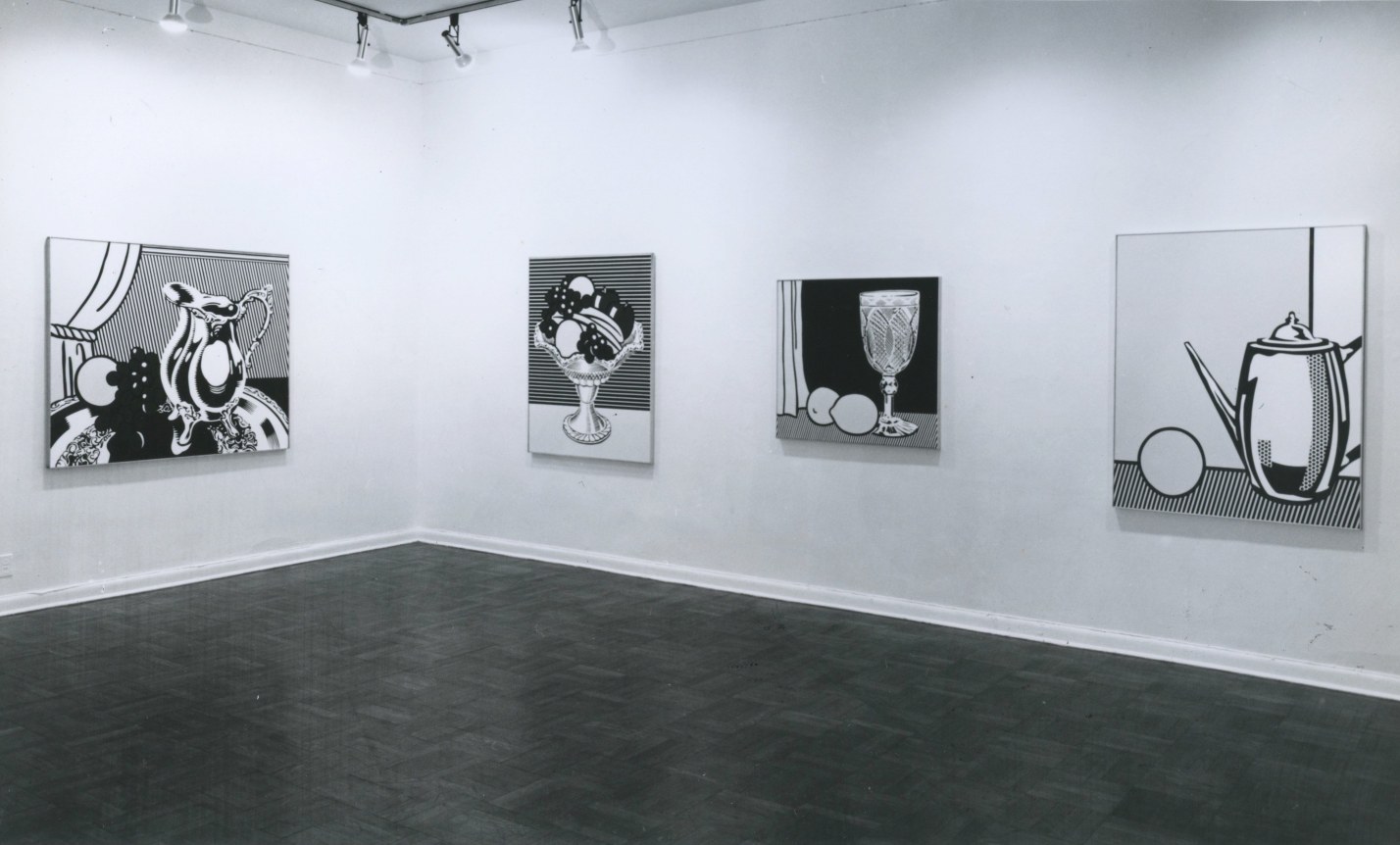 Installation view, Roy Lichtenstein: Still Lifes, 4 EAST 77