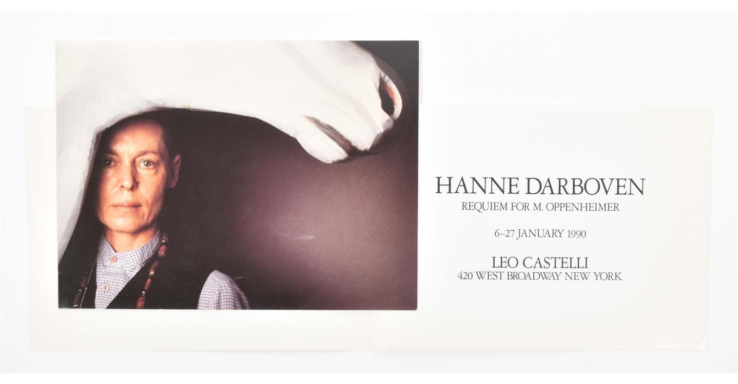 Exhibition Announcement,&nbsp;Hanne Darboven: Requiem for M. Oppenheimer