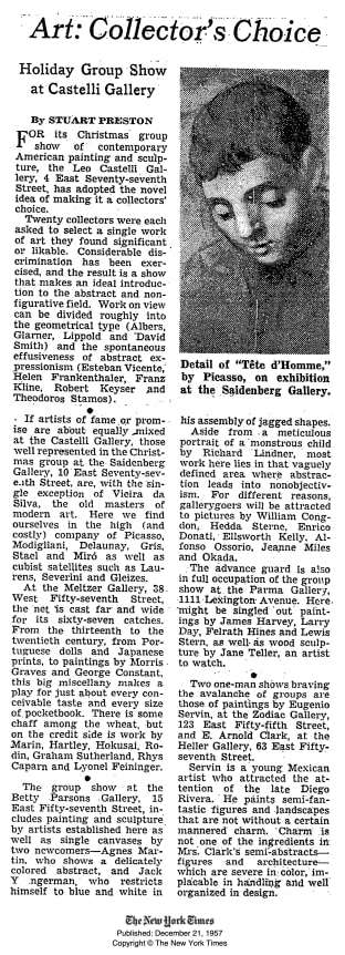 The New York Times,&nbsp;December 21, 1957.