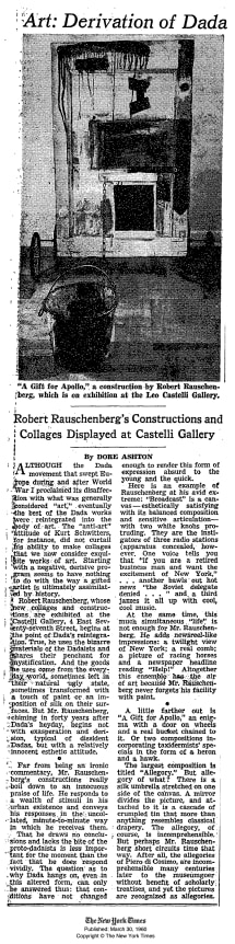 The New York Times,&nbsp;March 30, 1960