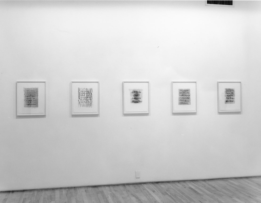 Installation view, Ed Ruscha: &quot;Sayings&quot; From Mark Twain's Pudd'nhead Wilson, 578 BROADWAY
