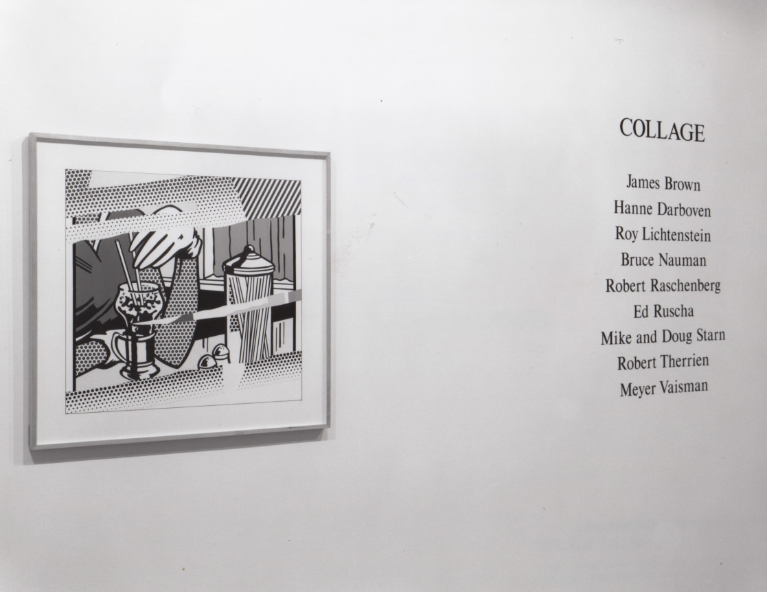 Installation view, Collage Group Exhibition, 578 BROADWAY