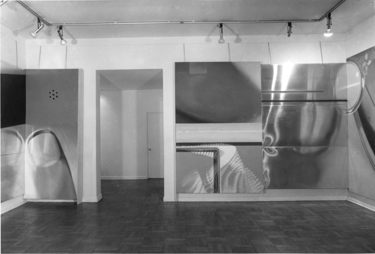 Installation view, James Rosenquist: Horseblinders, 4 EAST 77