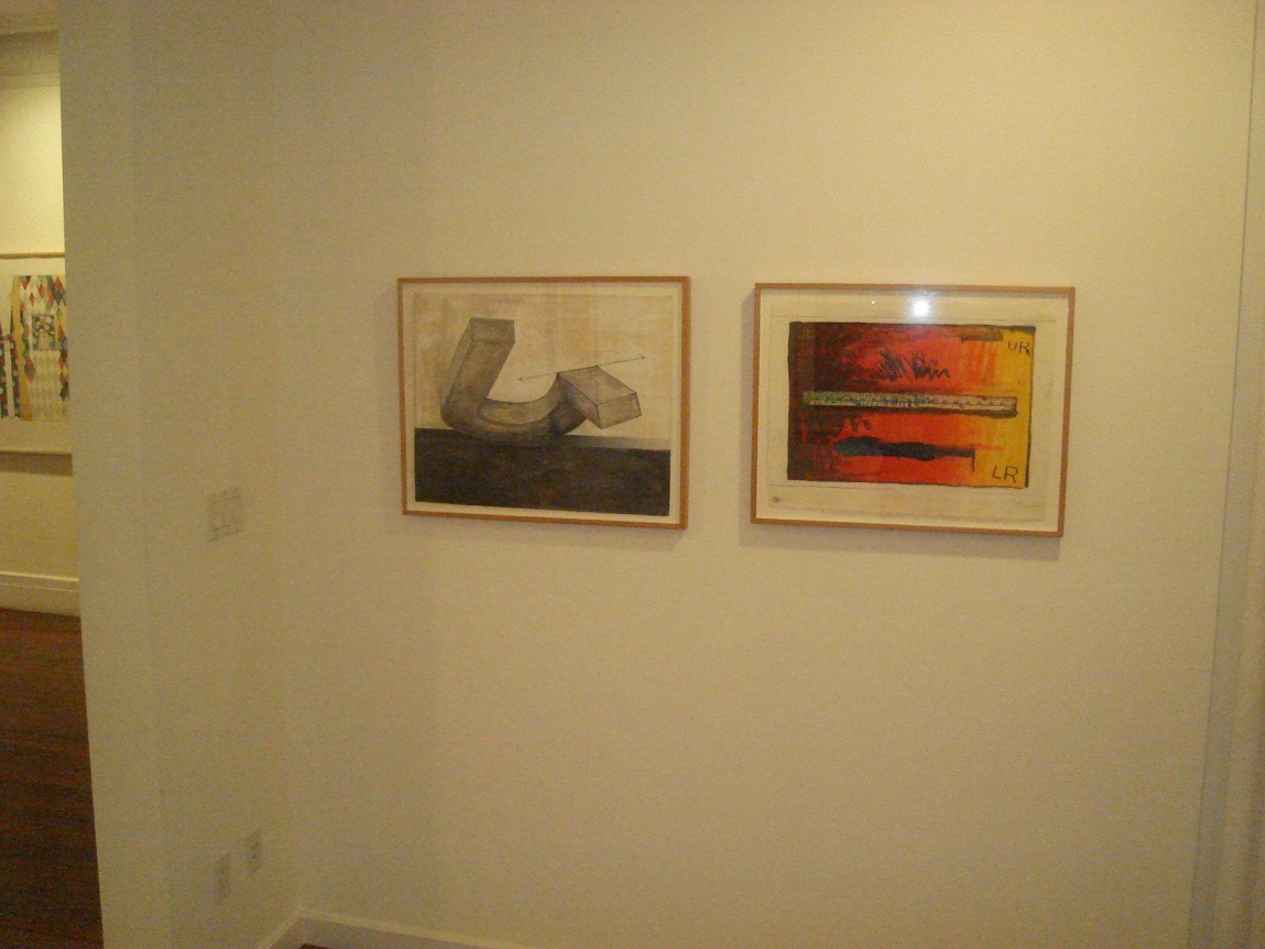 Installation view, Jasper Johns: Drawing Over, 18 EAST 77