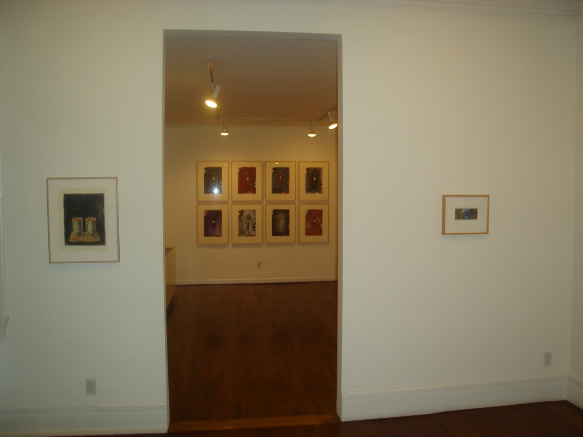 Installation view, Jasper Johns: Drawing Over, 18 EAST 77