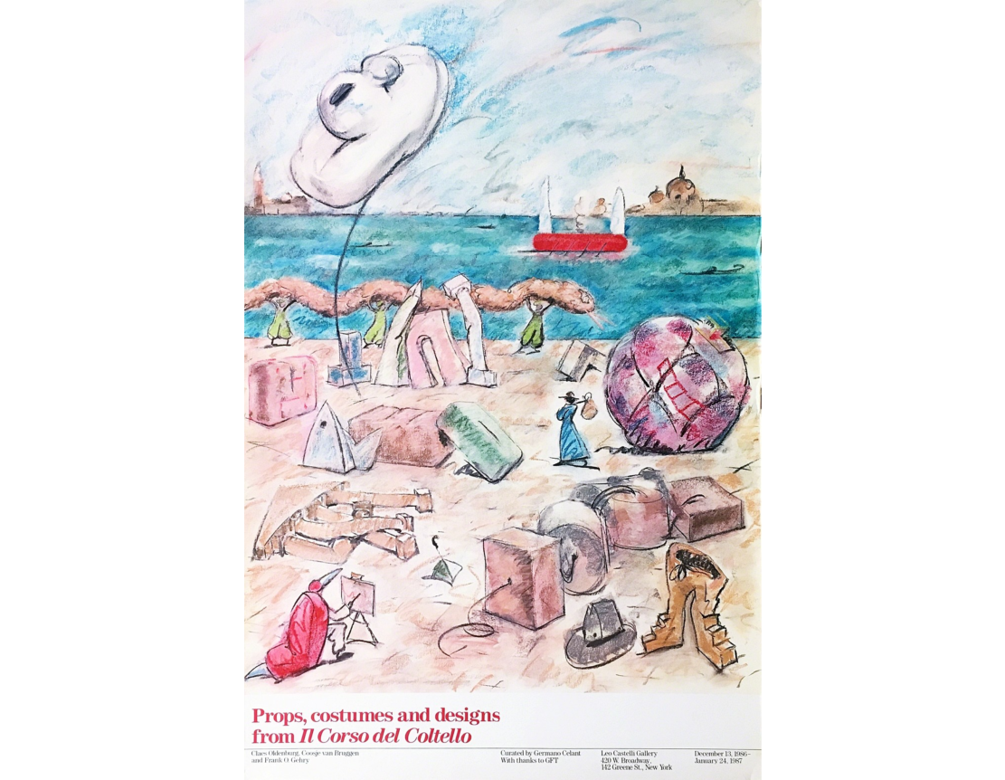 Exhibition Announcement,&nbsp;Claes Oldenburg, Coosje van Bruggen, Frank Gehry
