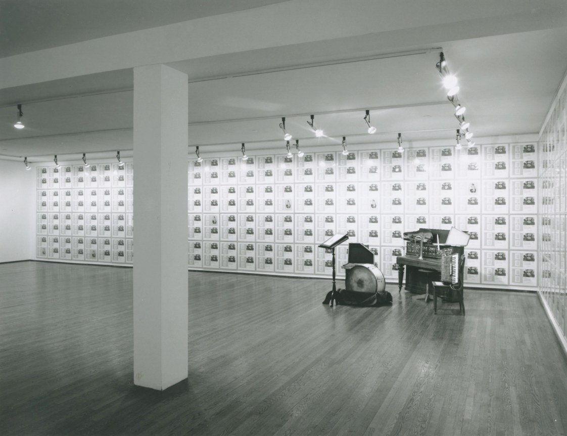 Installation view, Hanne Darboven: Requiem For M. Oppenheimer, 420 WEST BROADWAY