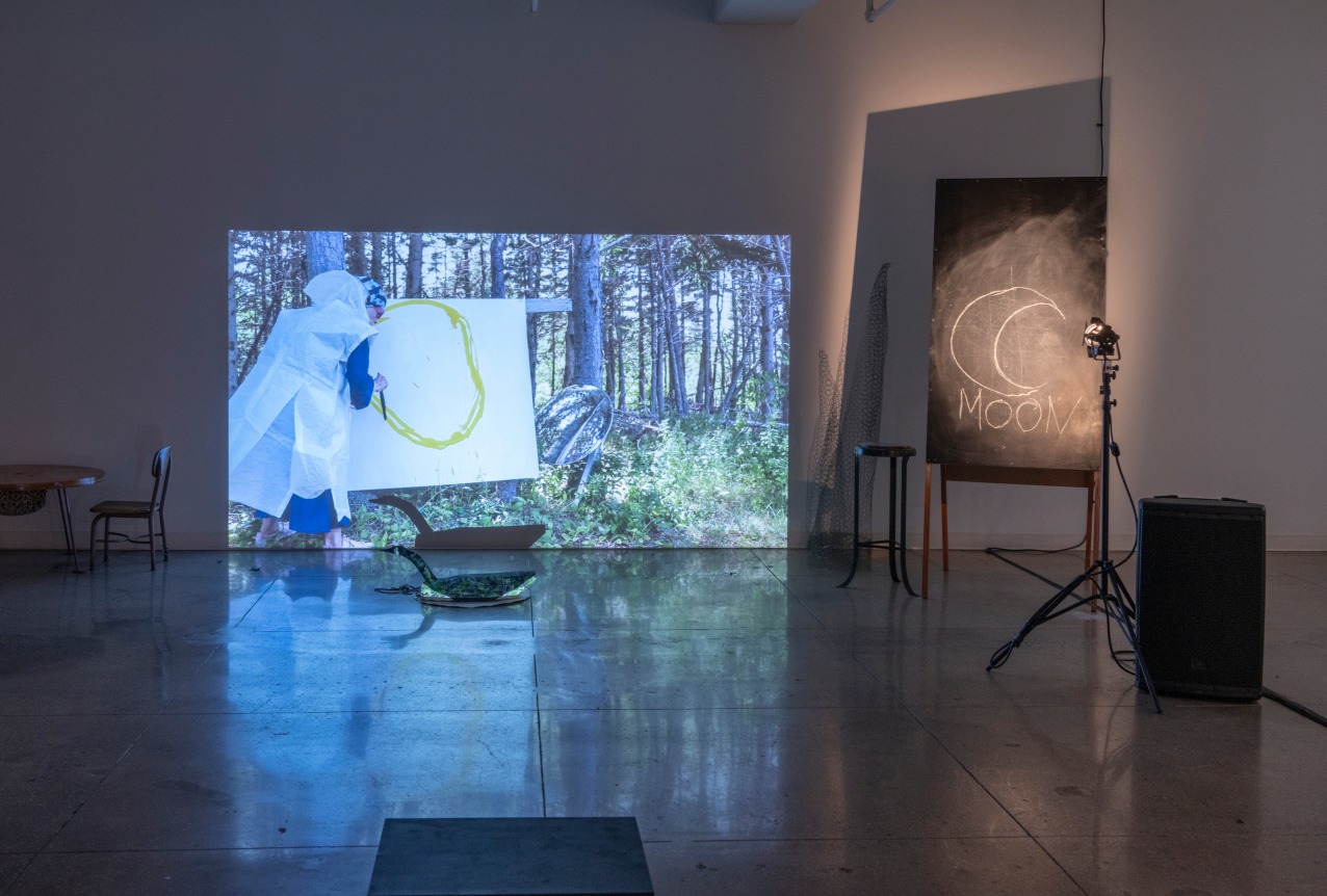 Installation View, Joan Jonas and Eiko Otake: Drawing in Circles,&nbsp;24 WEST 40