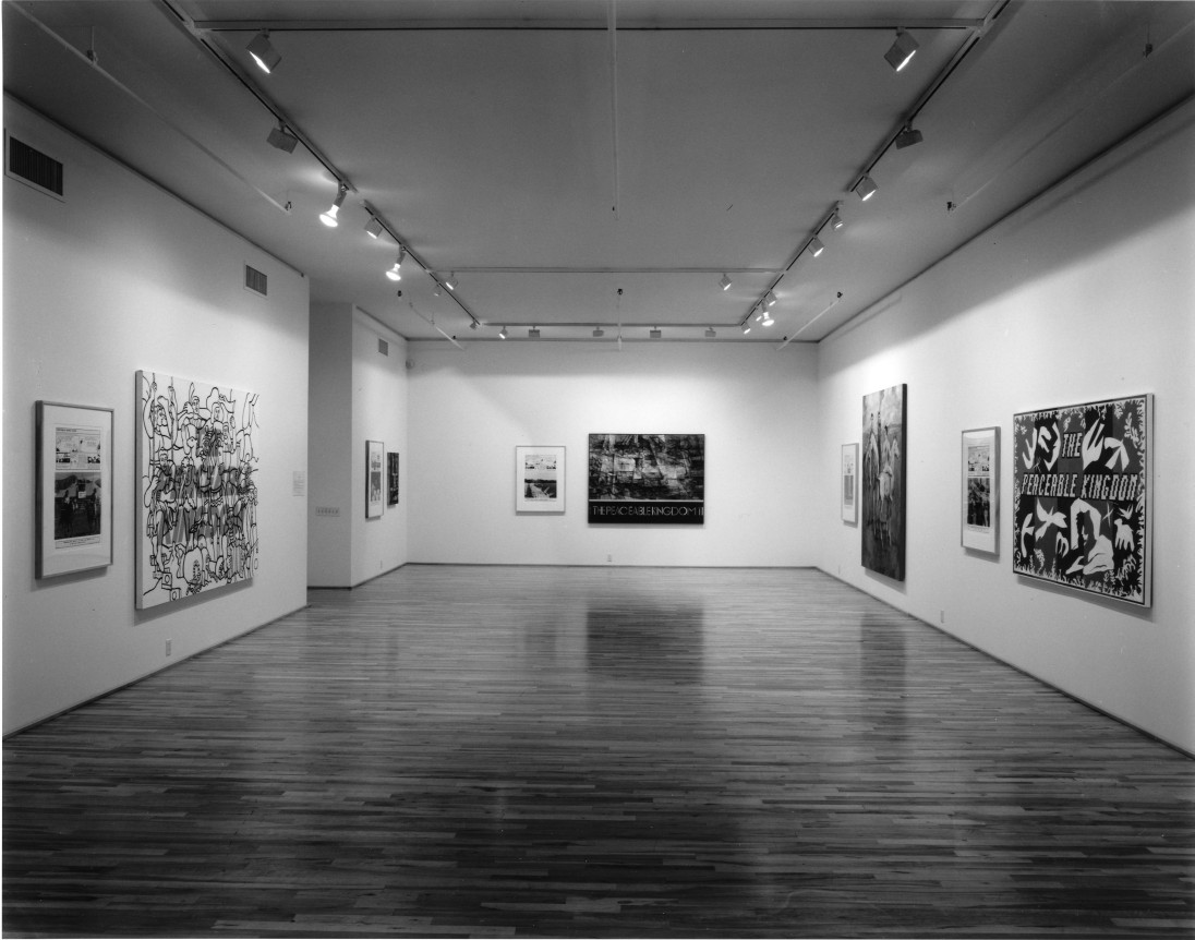 Installation view, Douglas Huebler, 578 BROADWAY
