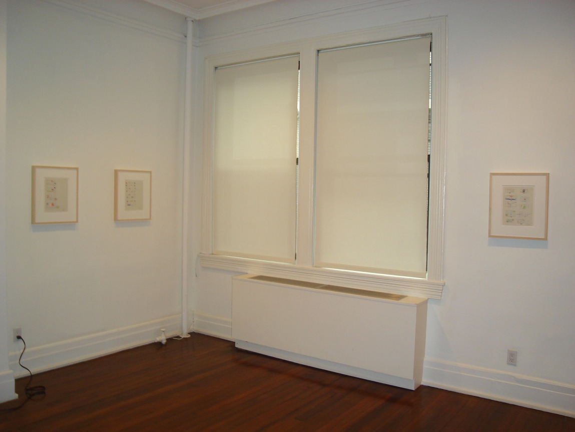 Installation view, Keith Sonnier: Early Sculpture and Drawing, 18 EAST 77