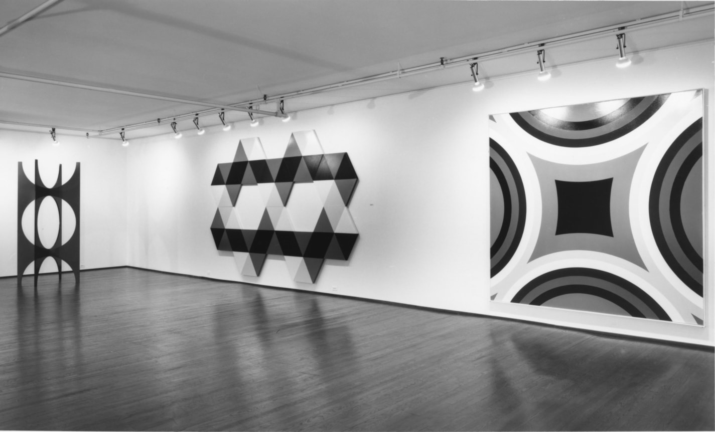 Installation view, Nassos Daphnis: Retrospective 1958 &ndash; 1972, 420 WEST BROADWAY