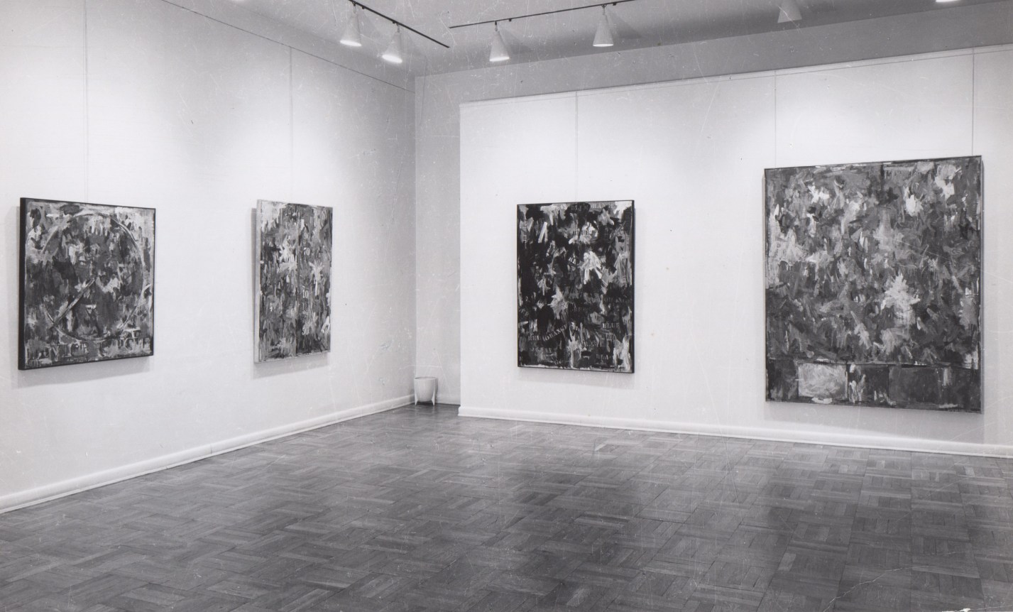 Installation view, Jasper Johns, 4 EAST 77