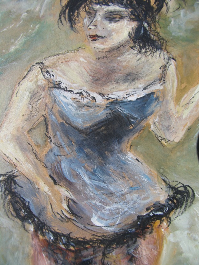 Close up of &quot;Circus GIrl&quot; by Yasuo Kuniyoshi.