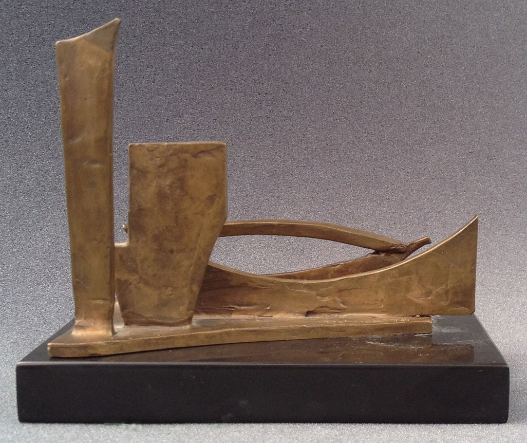 Image of Dorothy Dehner sold bronze abstract sculpture entitled &quot;Bolton Landing&quot;.
