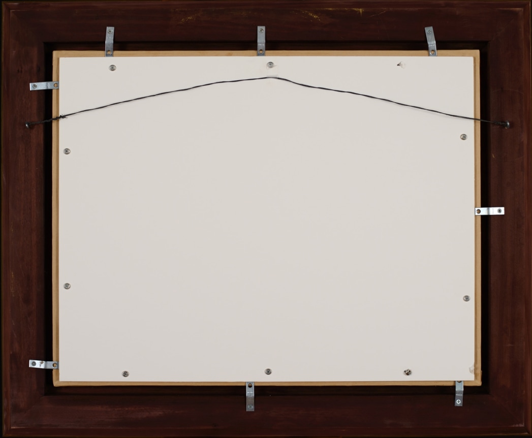 Verso image of &quot;Bridge Nocturne&quot; painting by Johann Berthelsen.