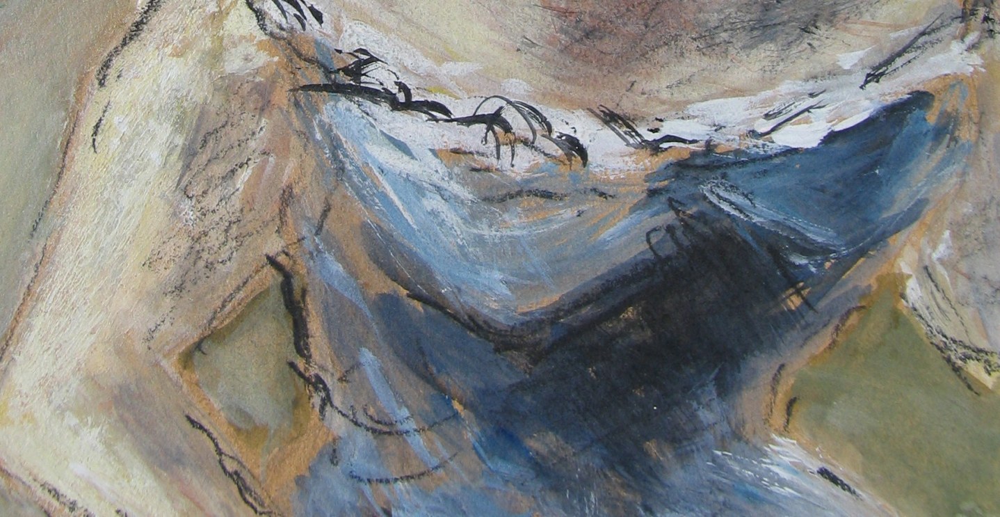 Close up of &quot;Circus GIrl&quot; by Yasuo Kuniyoshi.