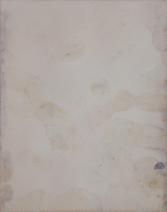 Image of verso of &quot;Flower Arrangement&quot; painting by John Costigan.