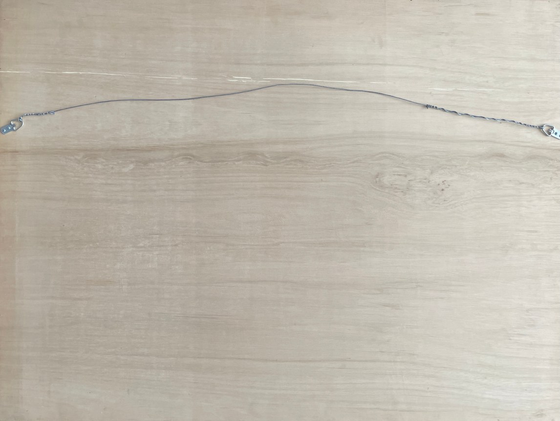 Image of verso on painting &quot;Trojan Horse - Equestrian&quot; by Julio de Diego.