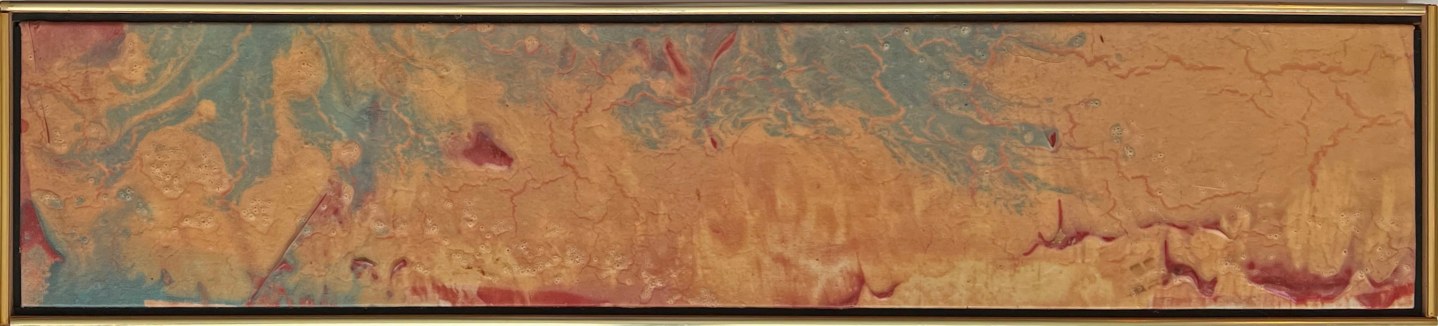 Image of gold frame on Honshu by Walter Darby Bannard, an abstract painting.