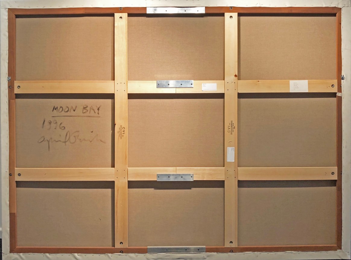 Image of overall verso of &quot;Moon Bay&quot; 1996 oil painting by April Gornik.