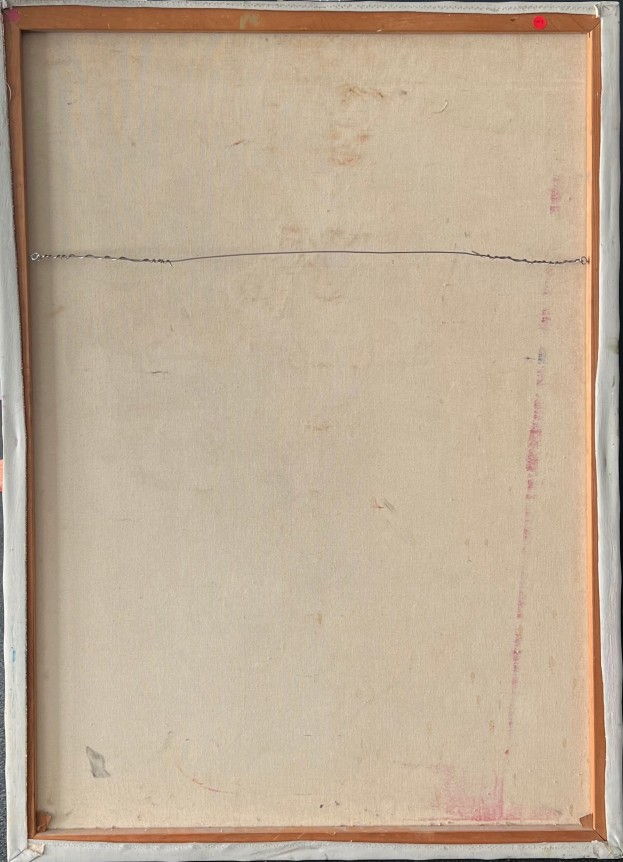 Image of verso on untitled abstraction (003) by Naohiko Inukai.