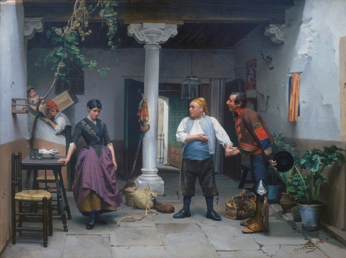 Sold oil painting by Jules Worms.