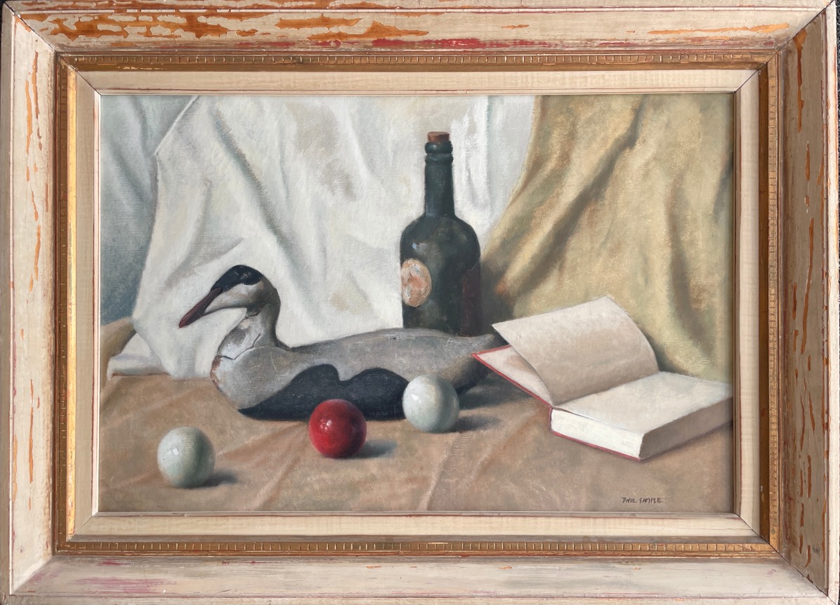 Frame on "The Wood Decoy" by Paul Sample.