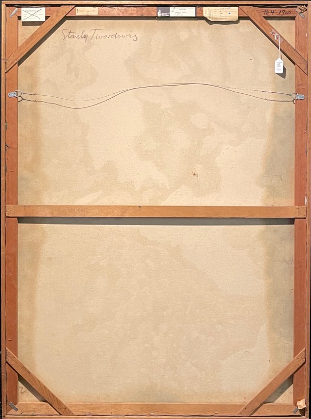 Verso of painting #4 by Stanley Twardowicz.