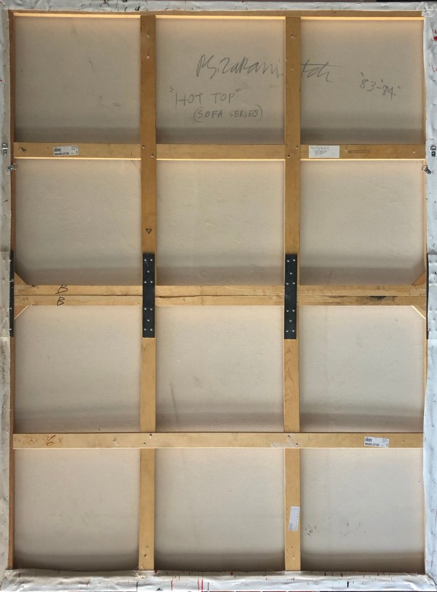 Verso of &quot;Hot Top&quot; from his Copa Series by Robert Zakanitch.