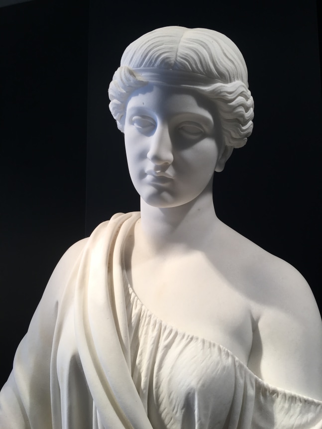 Head detail of Woman of Samaria.