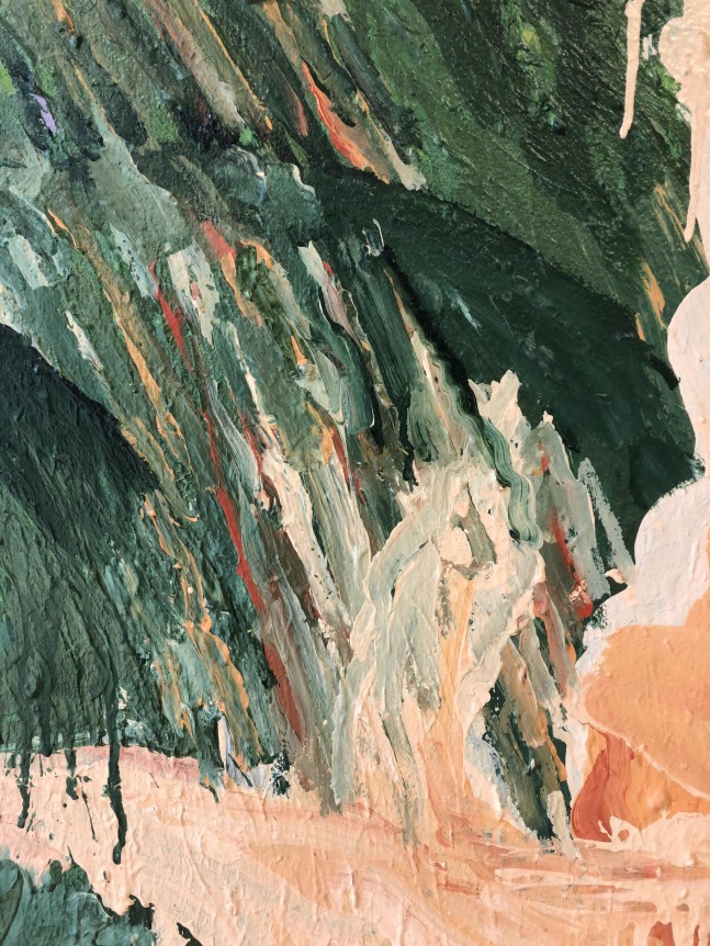 Detail &quot;Tiger Falls&quot; by Robert Zakanitch.