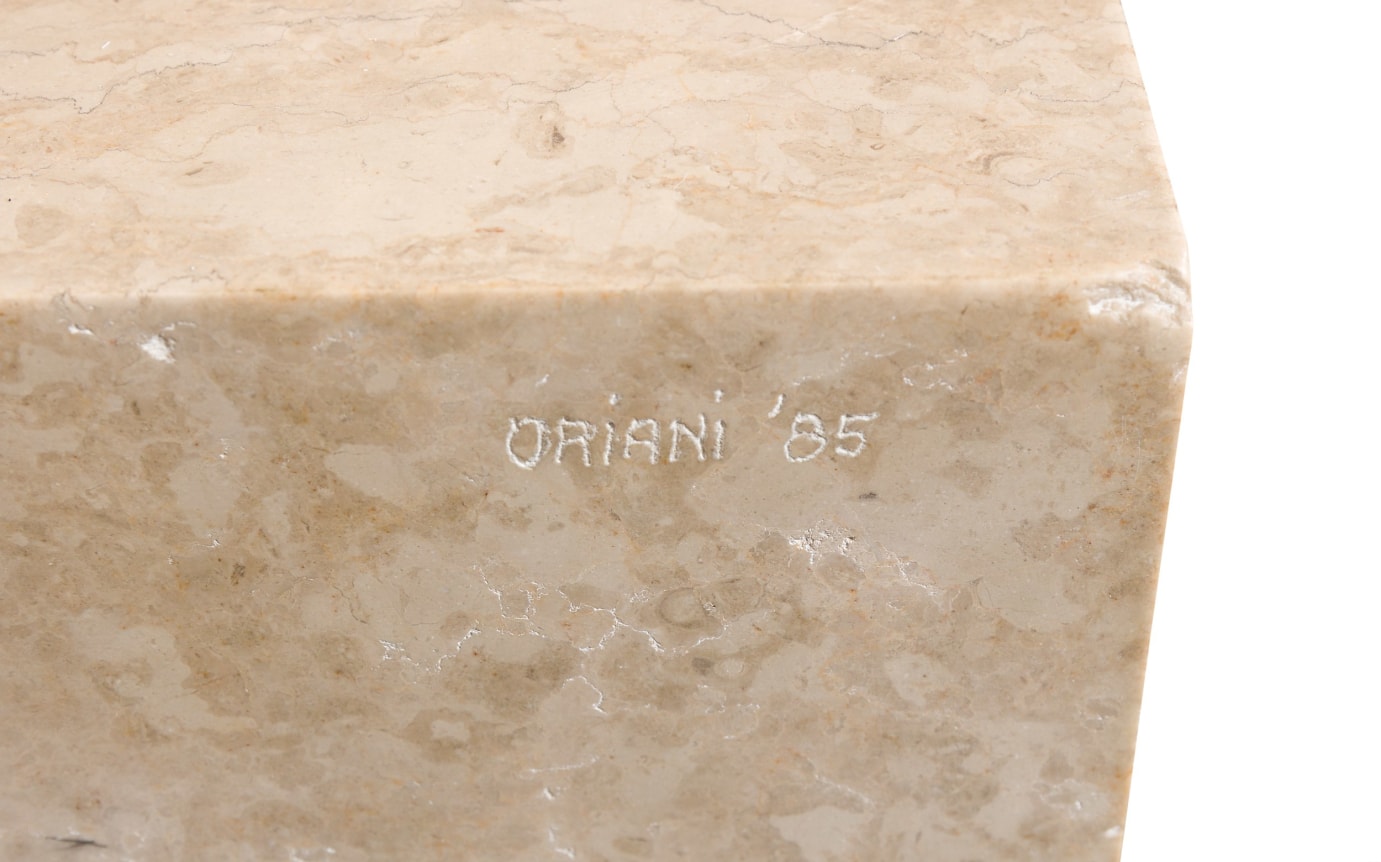 Marble Abstract Figural Sculpture by Oriani, Close Up 2