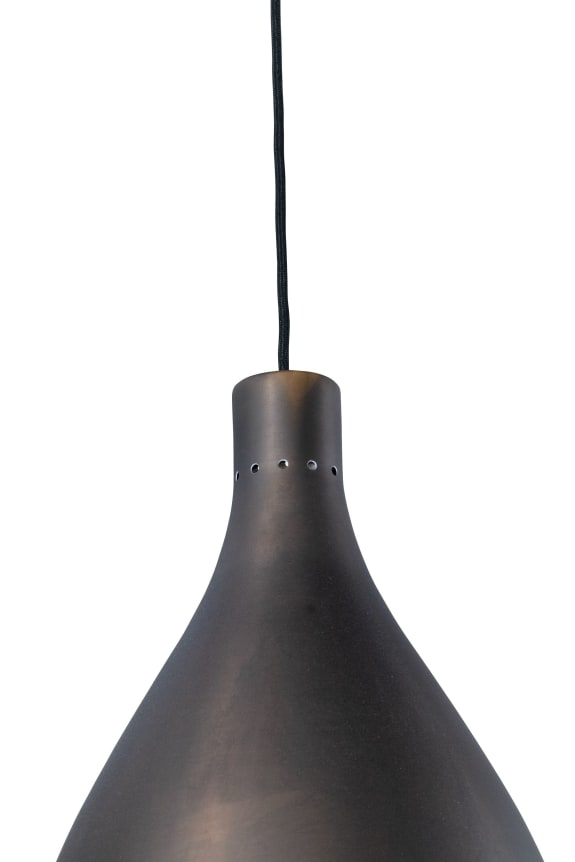 Italian Midcentury Style Chiseled Crystal Pendant Light, View of Back