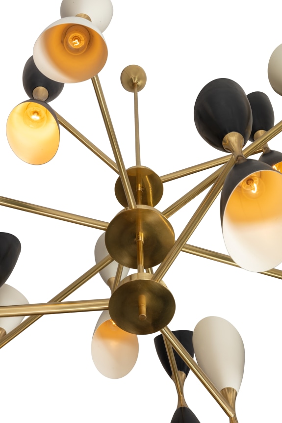 Italian Mid-century Style Chandelier