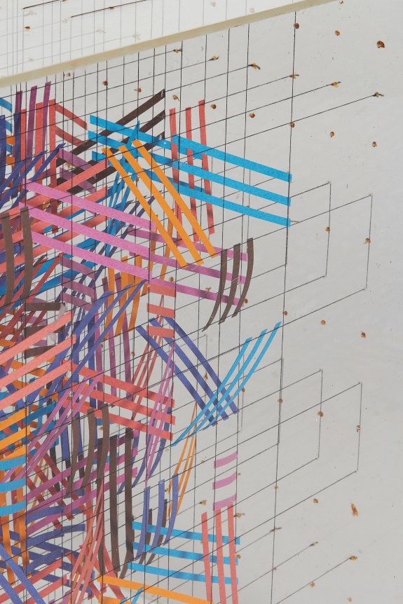 Irving Harper Paper and String Sculpture in Acrylic Box, Close Up 3